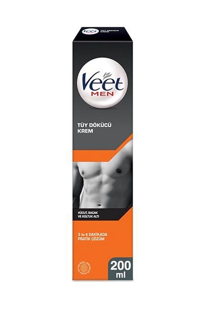 Veet Men Men Erkeklere Ozel Tuy Dokucu Krem 200 Ml Trendyol