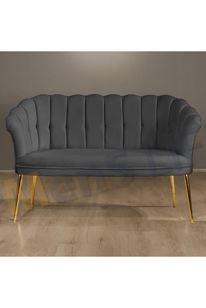 Armens Life Armens Papatya Cay Seti Ikili Kollu Balkon Ofis Cafe Koltuk Metal Gold Ayak Trendyol