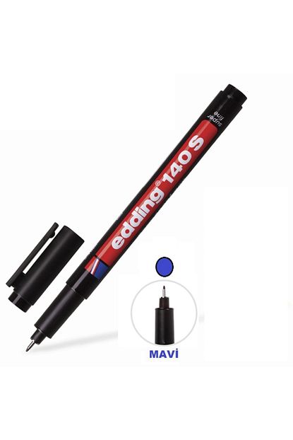 140 s permanent asetat kalemi 0 3 mm uclu mavi 1 adet