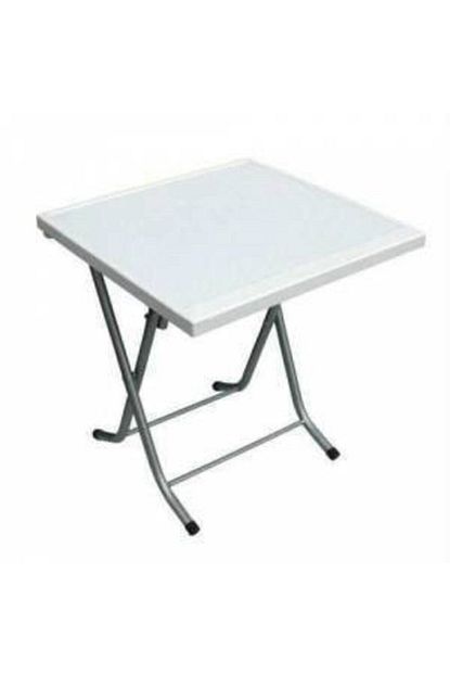 Wm Workshop Beyaz Plastik Beyaz Katlanir Masa 60 60 Cm Trendyol