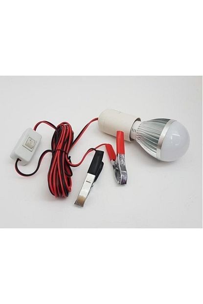 kismet oto seyyar aku lambasi aku led ampul lamba 12 volt 1 7w 4 metre kablo seyyar aku oto led ampul lamba fiyati yorumlari trendyol