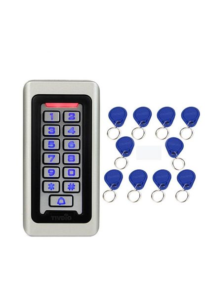 sonex rfid kartli ve sifreli gecis sistemi metal sifreli elektronik kapi kilidi 10 adet tag gostergec fiyati yorumlari trendyol
