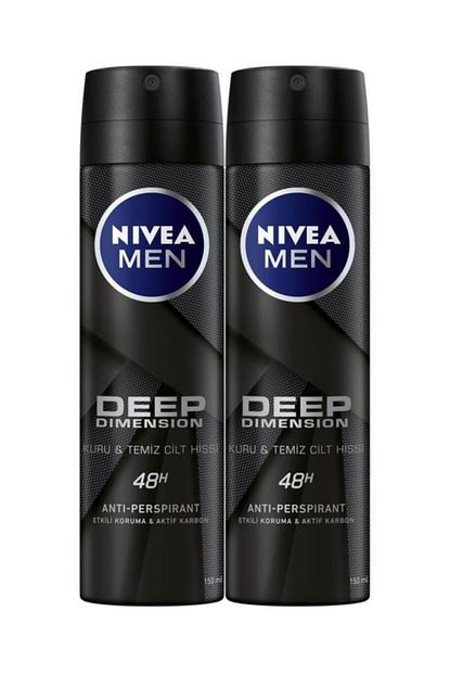 Nivea Men Deep Dimensiion Sprey Deodorant Erkek 150 Ml 2 Li Avantaj Paketi Fiyati Yorumlari Trendyol