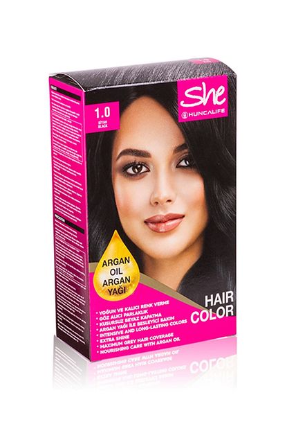 Huncalife She Natural Color Sac Boyasi 1 0 Siyah 8690973721990 Fiyati Yorumlari Trendyol