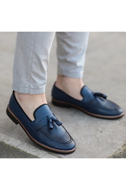 Corcik Klasik Ayakkabi Lacivert Trendyol