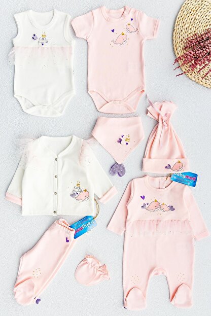 babymod organik sevimli yunuslar tullu kiz bebek hastane cikisi bebek seti fiyati yorumlari trendyol