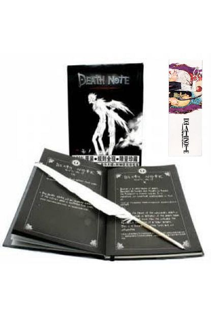 death note cosplay defter ve tuy kalem