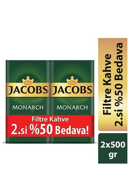 jacobs monarch filtre kahve 2 x 500 gr fiyati yorumlari trendyol