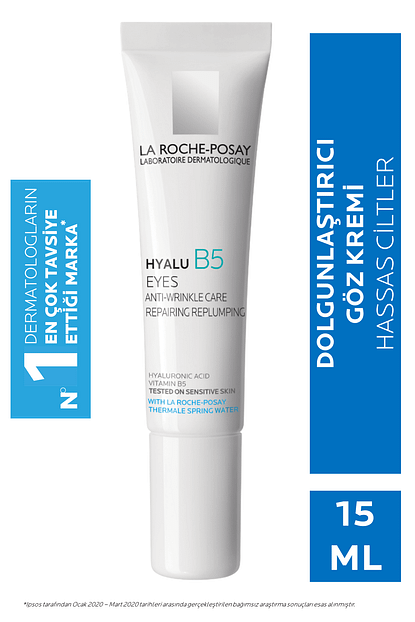 La Roche Posay Hyalu B5 Yeux Dolgunlastirici Goz Kremi Hyaluronik Asit Ve Vitamin B5 Ile 15 Ml 3337875613668 Fiyati Yorumlari Trendyol