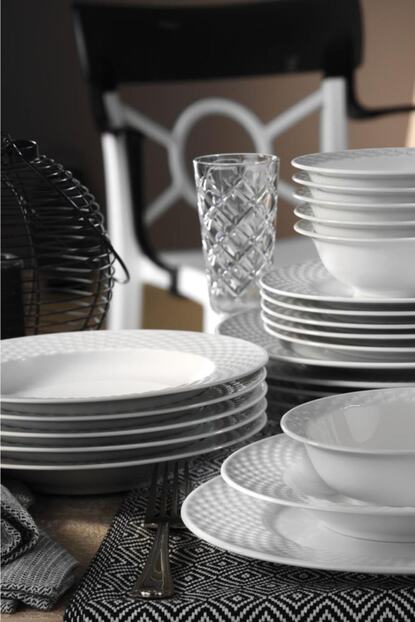 Kutahya Porselen Polo 30 Parca 6 Kisilik Yemek Takimi Fiyati Yorumlari Trendyol