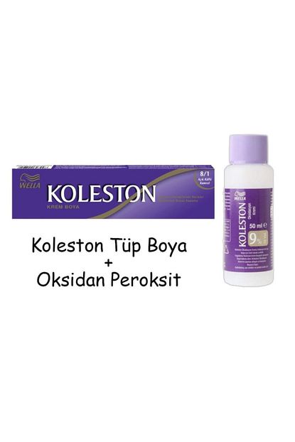 Koleston Tup Boya 50 Ml 8 1 Acik Kullu Kumral 30 Vol Oksidan Peroksit Trendyol