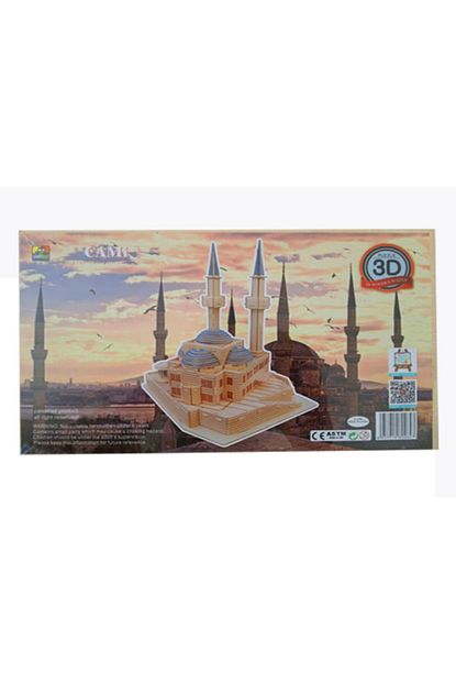 3d buyuk boy ahsap cami maketi puzzle ayasofya camisi