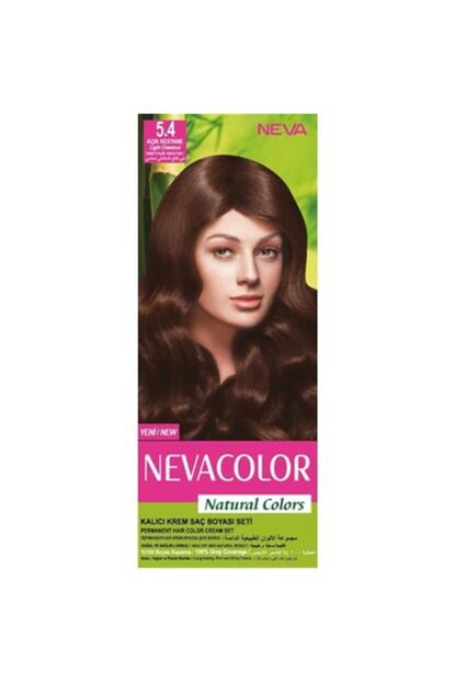 Neva Color Natural Colors Kalici Sac Boya Seti 5 4 Acik Kestane 8690057006555 Trendyol