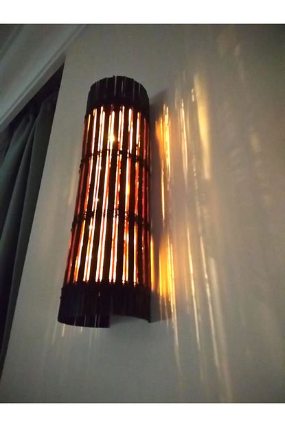 harflamba retro eskitme bambu aplik pilli fiyati yorumlari trendyol