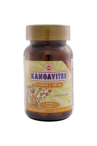 solgar kangavites vitamin c 100 mg 90