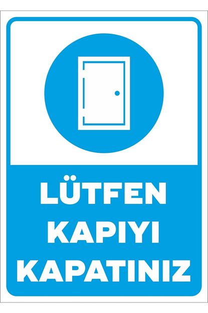 adakonsept lutfen kapiyi kapatiniz uyari levhasi fiyati yorumlari trendyol