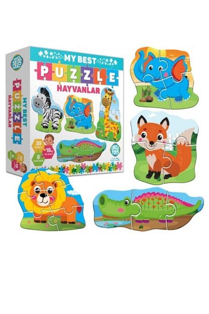 Ayasegiticioyuncak My Best Puzzle Hayvanlar Trendyol