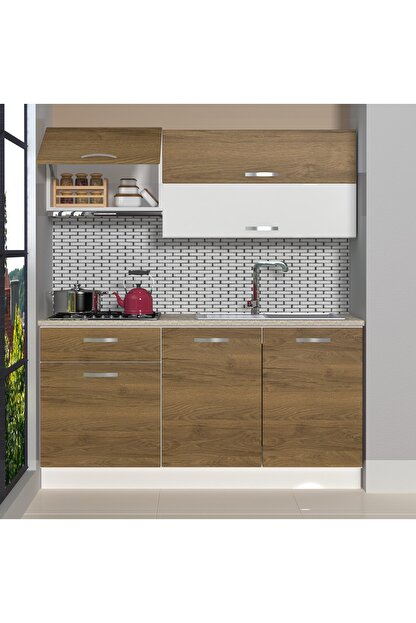 Decoraktiv Hazir Mutfak Dolabi Style 160 Cm Pera Tezgah Dahil Fiyati Yorumlari Trendyol