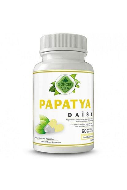 papatya kapsul 60 bitkisel kapsul 1000 mg guclendirilmis