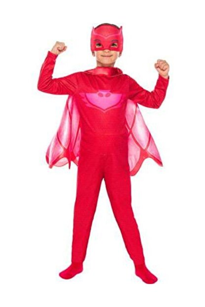 Tpm Pj Maskeliler Kostum Baykus Kiz Pijamaskeliler Cocuk Kostumu Pelerinli Maskeli Model Trendyol