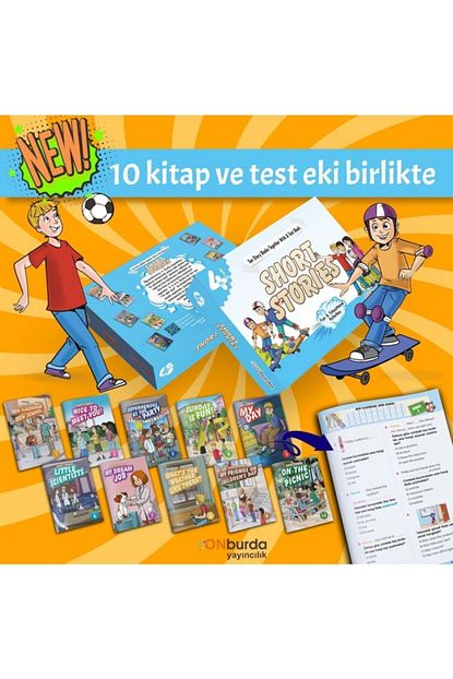 onburda yayinlari 4 sinif short stories ingilizce 10 lu hikaye seti fiyati yorumlari trendyol