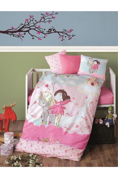 Ladymoda Bebek Nevresim Takimi Yuzde Yuz Pamuklu Fairy Trendyol