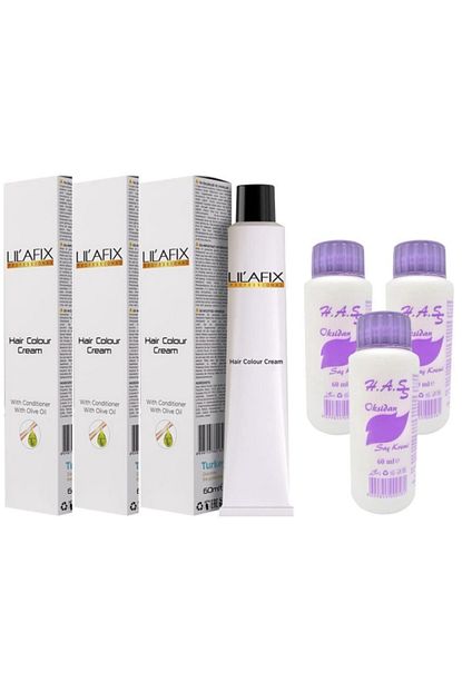 lilafix sac boyasi ekstra acici viole sari 911 2 oksidan 3 adet fiyati yorumlari trendyol