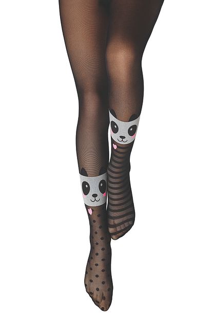 Penti Pretty Stripe Panda Kiz Cocuk Kulotlu Corap Pcdp61pg18sk Trendyol