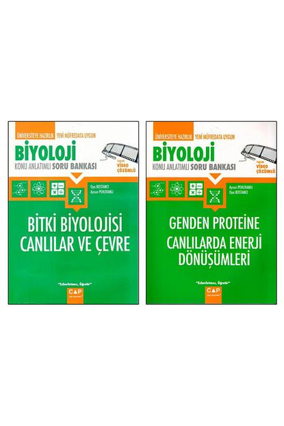 cap yayinlari cap bitki biyolojisi canlilar ve cevre genden proteine canlilarda enerji donusumleri set 2020 fiyati yorumlari trendyol
