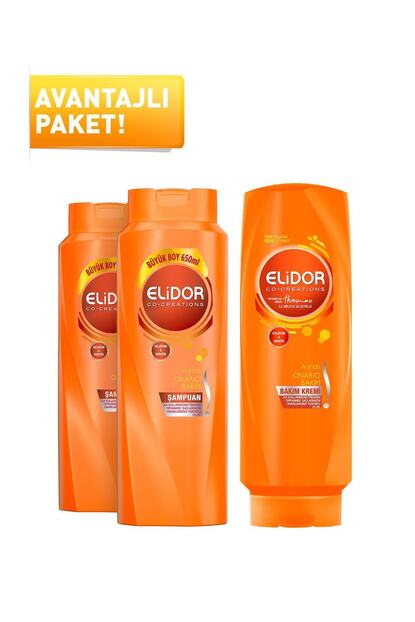 Elidor Aninda Onarici Bakim Sampuan 650 Ml X2 Aninda Onarici Bakim Sac Kremi 500 Ml Trendyol