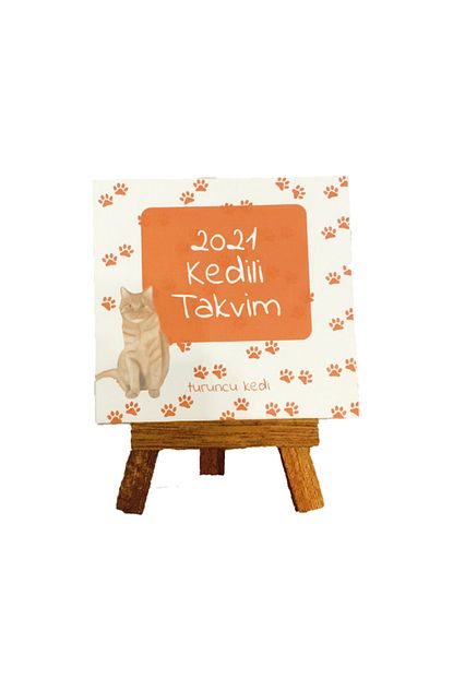 Turuncu Kedi 2021 Kedili Takvim Trendyol