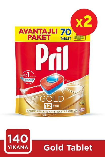 pril gold 140 yikama bulasik makinesi