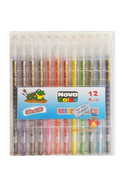 nova color silinebilir burgulu kalem 12