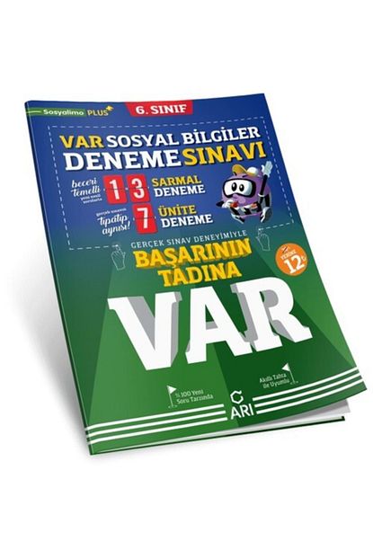 Ari Yayincilik 6 Sinif Sosyal Bilgiler Var Deneme Sinavi Trendyol