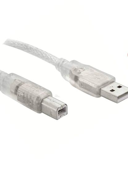 5 metre seffaf usb a b printer yazici ara kablosu lazer epson canon hp diger yaziclara uyumlu