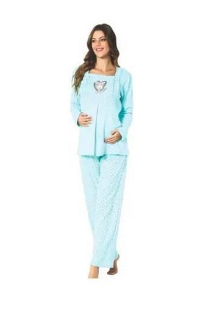 Derya Boyraz Collection Lohusa Hamile Pijama Takimi 2 Li 7102 Trendyol