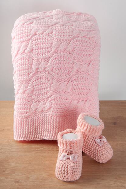 Nazik Home Pembe Tiffany Organik Bebek Battaniyesi Organik Yeni Dogan Orgu Bebek Patigi Fiyati Yorumlari Trendyol