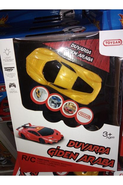 Masalavm Toysan Duvarda Giden Araba Duvarda Tavanda Camda Giden Kumandali Usb Sarjli Araba Trendyol