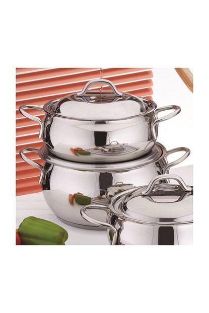 Gulsan Celik Esen Guvec Tencere Set 3 Lu 16 18 20 Cm Trendyol