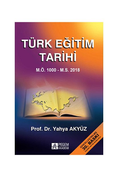 Pegem Akademi Yayincilik Turk Egitim Tarihi Yahya Akyuz Trendyol