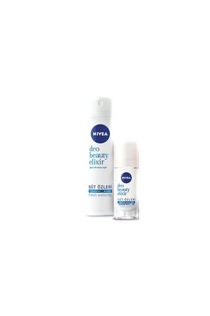 nivea deodorant beauty elixir fresh waterlily kadin sprey 150 ml 40 ml roll on set fiyati yorumlari trendyol