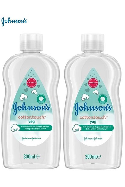 johnson s baby johnsons baby bebek yagi cottontouch 300ml yeni dogan 2 li set fiyati yorumlari trendyol