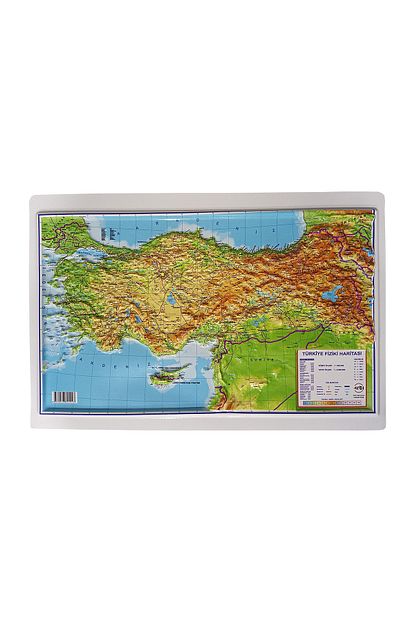 turkiye fiziki haritasi kabartmali 30x45 cm