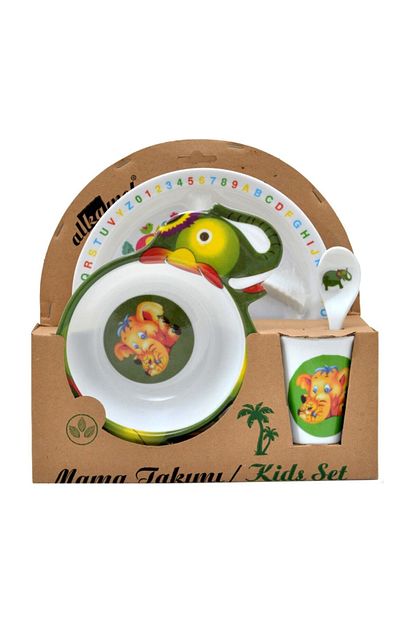 veletto fil figurlu mama yediren melamin cocuk bebek kase kabi kap seti tabak fiyati yorumlari trendyol