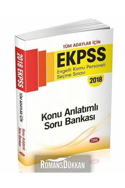 Data Yayinlari 2018 Ekpss Tum Adaylar Icin Engelli Kamu Personeli Secme Sinavi Konu Anlatimli Soru Bankasi Trendyol