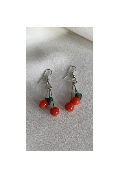 ballish accessories kadin kirmizi kirazli kupe fiyati yorumlari trendyol