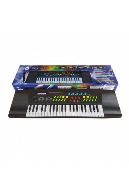 oyuncak mikrofonlu org 37 tuslu klavye sesli piyano egitici muzik aleti