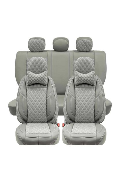 stil volkswagen passat b6 luks yari deri oto koltuk kilifi on arka set fiyati yorumlari trendyol