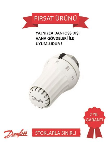Danfoss Termostatik Radyator Vana Basligi Rakorlu Beyaz Trendyol