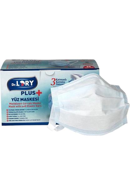 dr lory 3 katli burun telli plus meltblown ultrasonik 50 adet cerrahi maske fiyati yorumlari trendyol